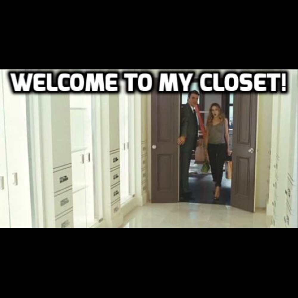 Welcome to my closet!